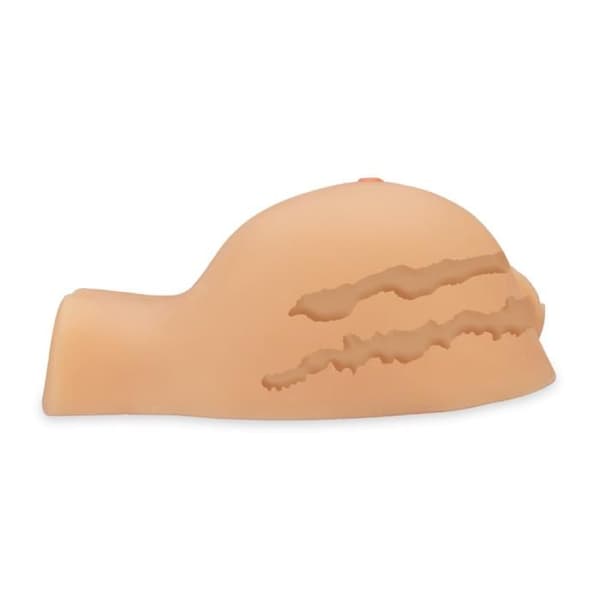 Fessier masturbator - Tatuering Fjäril - 2 djupa öppningar - TPR