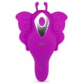 Miniatyrbild 5 av 6: USB magnetisk fjärilsvibratortrosa 12 lägen