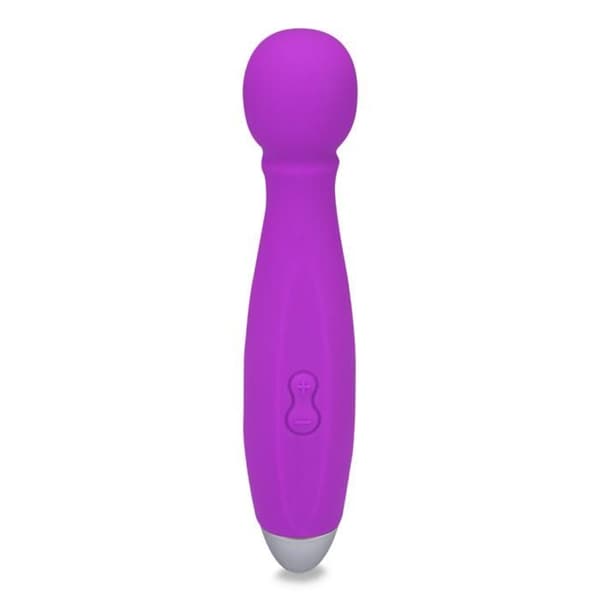 Bowlingstav vibrator + 3 unisex tips Lila