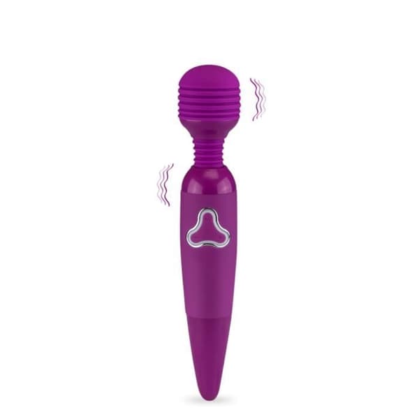 Vibrerande klitorisstimulator 7 lägen USB Lila - Fantasy Wand Collection