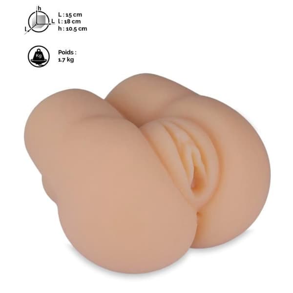 1,7 kg silikonrumpa - Absolute Fuck Collection