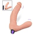 Miniatyrbild 2 av 4: Vibrerande lesbisk V-formad strap-on dildo - Feeling Chair Collection
