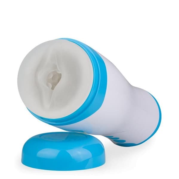 Male Masturbator for Men vibrerande och Partner airbag - LOVE AND VIBES Collection White