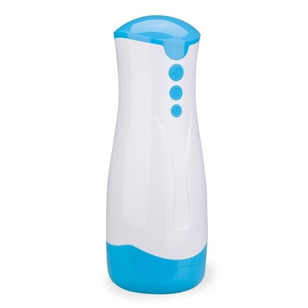Male Masturbator for Men vibrerande och Partner airbag - LOVE AND VIBES Collection White