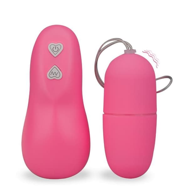 Fjärrstyrd Jump Vibrating Egg-Pink - EggXiting Collection