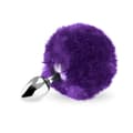 Miniatyrbild 1 av 4: Rosebud rabbit tail plug - LOVE AND VIBES Collection Lila