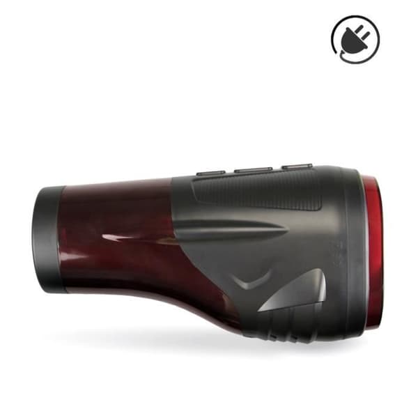 Stor, ultrakraftfull teleskopisk onanator T-Rex - Shake-Me Babe Red Collection