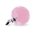 Miniatyrbild 2 av 4: Rosebud rabbit tail plug - LOVE AND VIBES Rose Collection