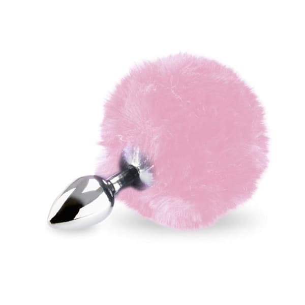Rosebud rabbit tail plug - LOVE AND VIBES Rose Collection