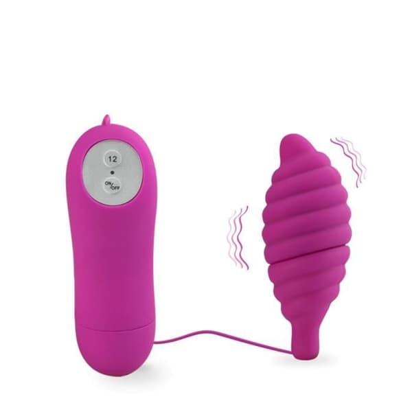 Vibrerande ägg - KÄRLEK &amp; VIBRATIONER - Intensitet med fjärrkontroll - 12 vibrafunktioner - Silikon