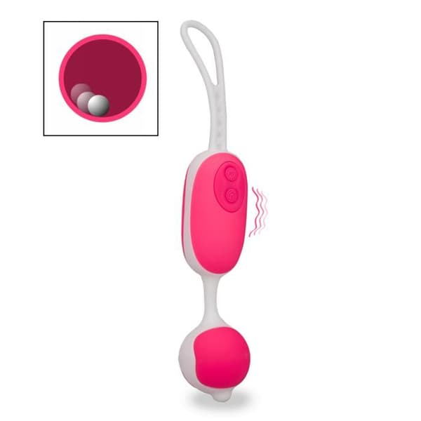 Vibrerande geishabollar - LOVE &amp; VIBES - 10 lägen - Mjuk silikon - Optimal komfort - Enkel hygien