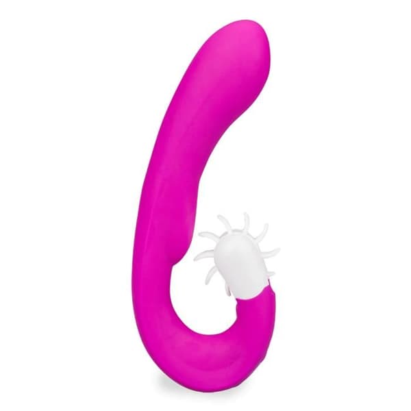 Vibromassör - KÄRLEK OCH VIBRATIONER - Alicia - Dubbel stimulering - Silikon - Uppladdningsbar USB