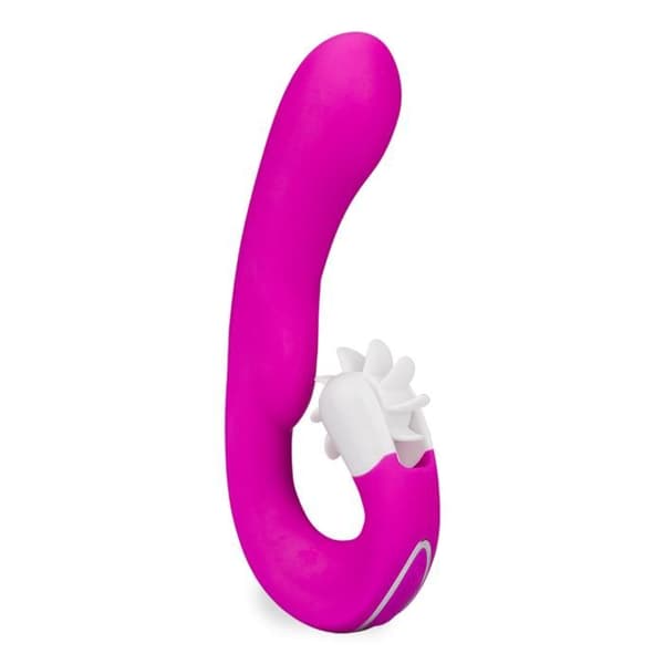 Vibromassör - KÄRLEK OCH VIBRATIONER - Alicia - Dubbel stimulering - Silikon - Uppladdningsbar USB