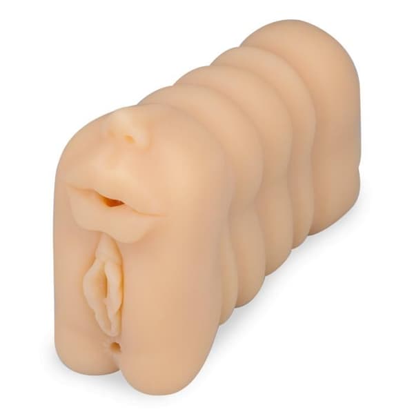 Vaginettavsugning för manlig masturbator och dubbel vaginal och anal penetration - Shake-Me Babe Collection