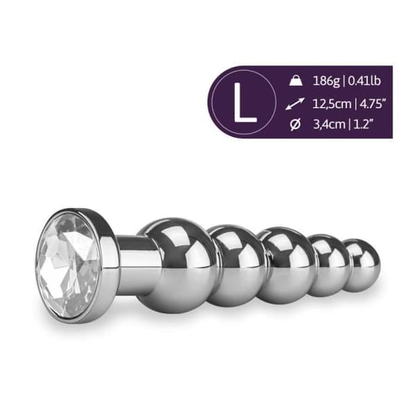 Rosebud anal juvel Diamant Rosenkrans - Diamond Collection