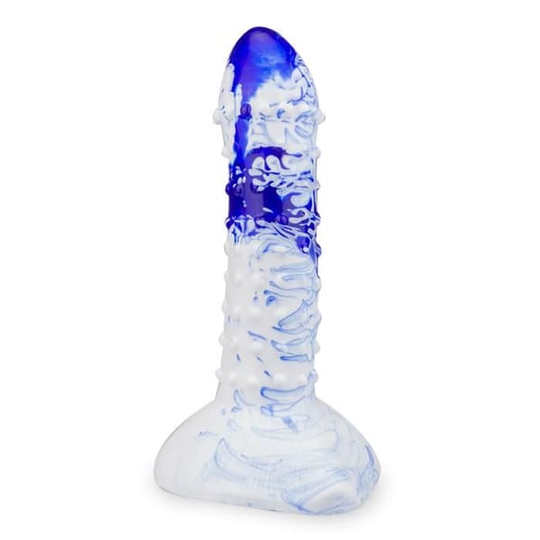 Watarh alien sugkoppsdildo - LOVE AND VIBES Collection Blue