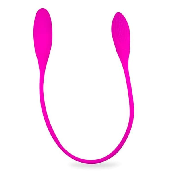 Double Vibrating Egg - LOVE &amp; VIBES - Laddningsbart - 7 vibrationslägen - Mjukt silikon - För vuxna