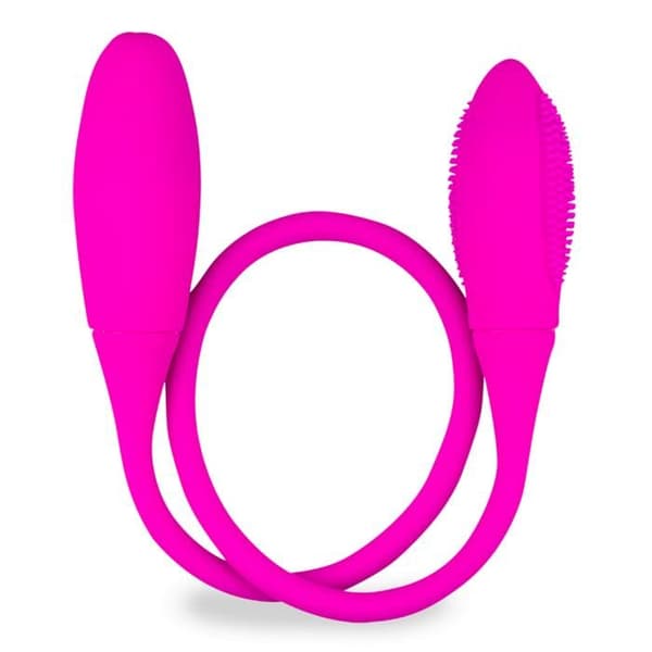 Double Vibrating Egg - LOVE &amp; VIBES - Laddningsbart - 7 vibrationslägen - Mjukt silikon - För vuxna