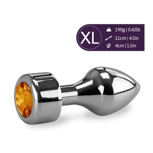 Rosebud Missile XL-Gold Anal Jewel - Diamond Collection