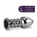 Miniatyrbild 1 av 3: XL-Onyx Ringed Rosebud Anal Jewel - Diamond Collection
