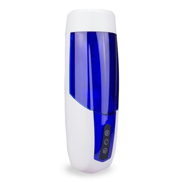Manlig masturbator för män fram och tillbaka och rotationer 10 lägen Cumix - LOVE AND VIBES Collection White