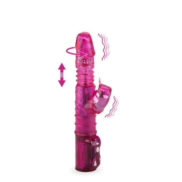 Rosa Tickles Up &amp; Down Rabbit Vibrator - Mr. Rabbit Collection