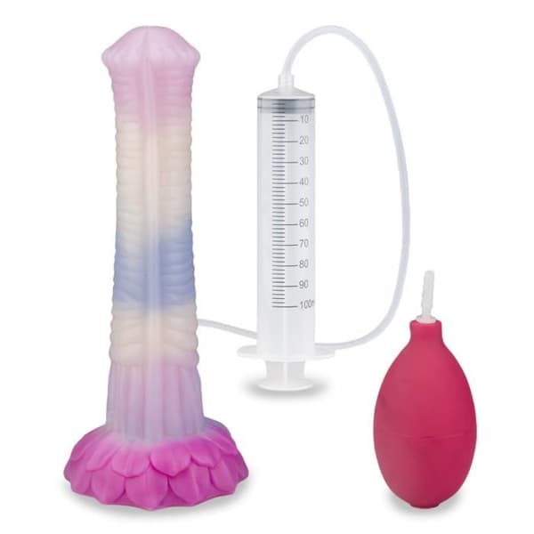 Sleipnir mytologiska varelse ejakulerande sugkoppsdildo - LOVE AND VIBES Collection Multicolor