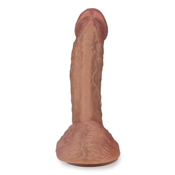 Truestyle Cory 19,5 cm silikon sugkopp dildo - LOVE AND VIBES Light Skin Collection