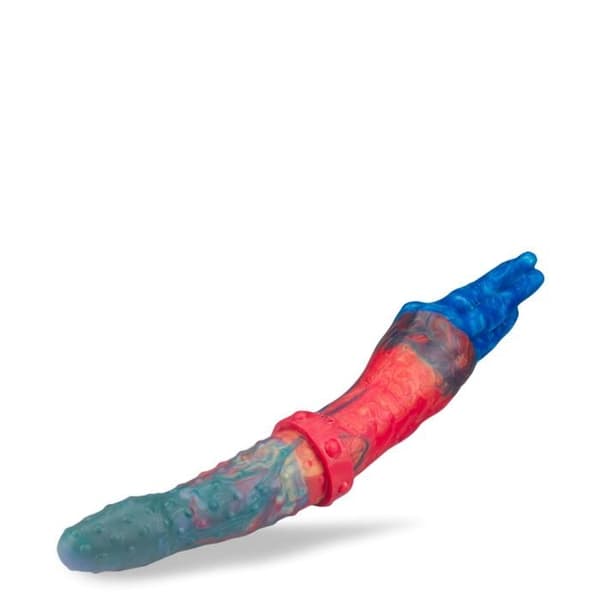 Fist And Thrills Double Dildo - LOVE AND VIBES Collection Multicolor