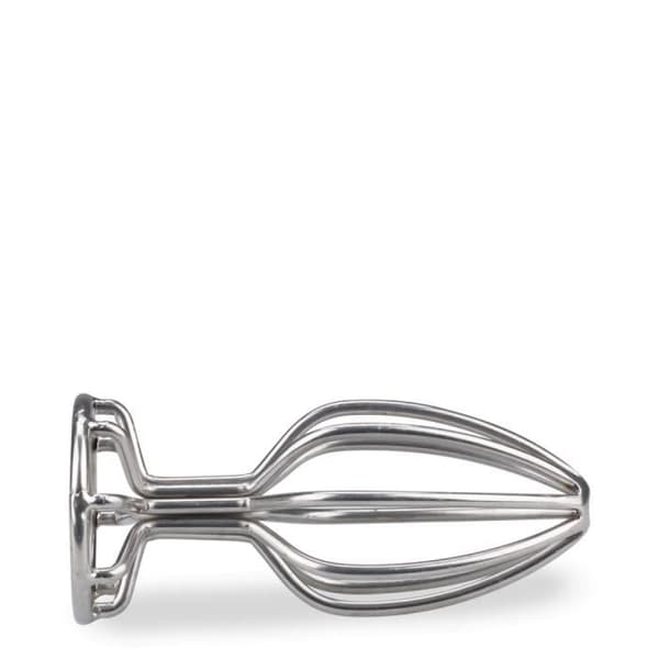 Prison metal anal plug - LOVE AND VIBES M Collection