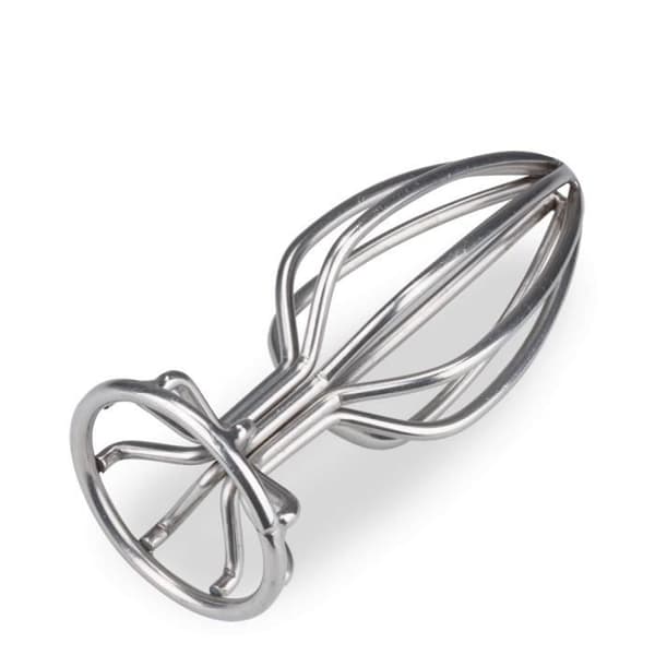 Prison metal anal plug - LOVE AND VIBES M Collection