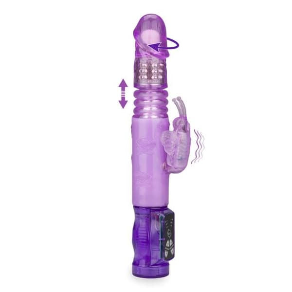 Kanin upp och ner fjärilsdansvibrator