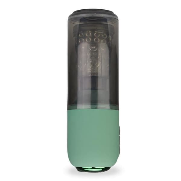 Wilo Male Masturbator för män med automatisk fram och tillbaka och rotationer - LOVE AND VIBES Collection Green