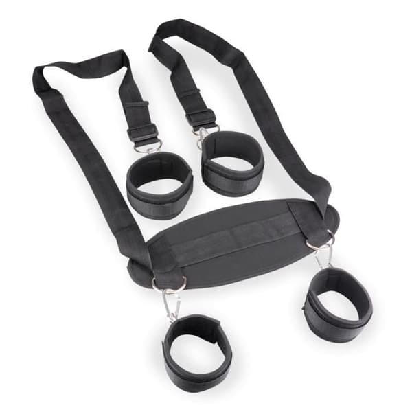 Positionshållare med handleds- och ankelband - LOVE AND VIBES Collection Black