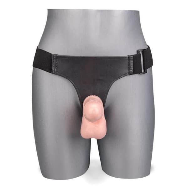 Stor O-Ring strap-on dildo - LOVE AND VIBES Light Skin Collection