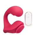 Miniatyrbild 3 av 4: Spirit fjärrstyrda vibrerande trosor - LOVE AND VIBES Collection Red
