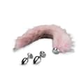 Miniatyrbild 3 av 4: Fox tail 2 rosebud analplugg - Diamond Rose Collection