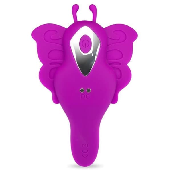USB magnetiska fjärilsvibratortrosor 12 lägen - Orgasmic Violet Collection