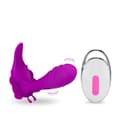 Miniatyrbild 2 av 4: USB magnetiska fjärilsvibratortrosor 12 lägen - Orgasmic Violet Collection