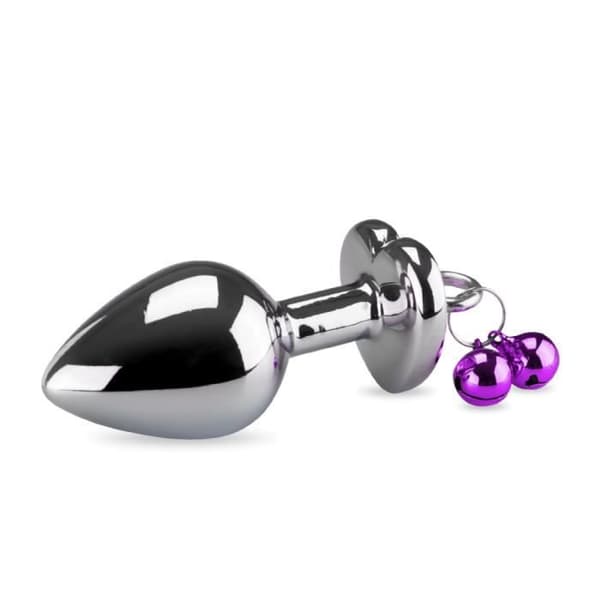 Analsmycken rosebud hjärtaklockor - Diamond Amethyst Collection