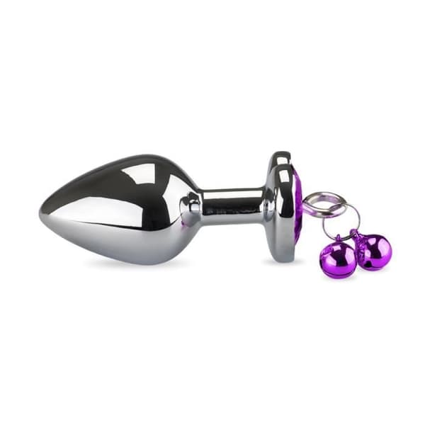 Analsmycken rosebud hjärtaklockor - Diamond Amethyst Collection