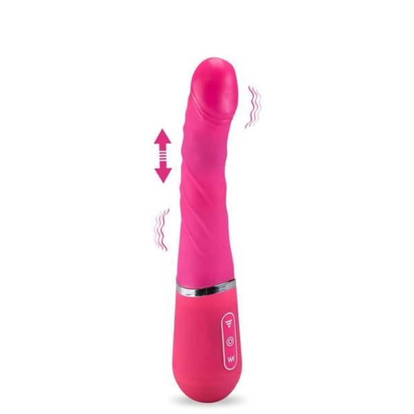 Dildo vibrator kommer och går vibrerande känslig beröring - Rosa - Orgasmic Collection