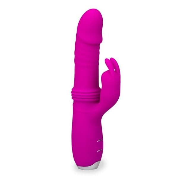 Vibrator USB fram och tillbaka kaninvibrator 12 hastigheter - Mr. Rabbit Collection Purple