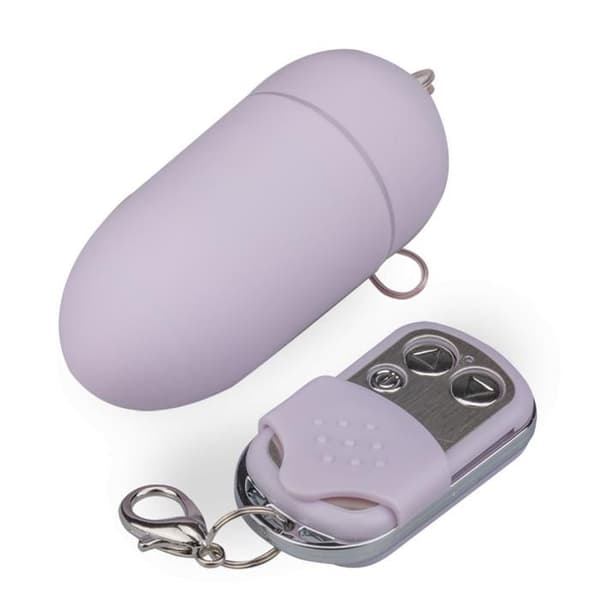 XL fjärrstyrt vibrerande ägg - EggXiting Lilac Collection