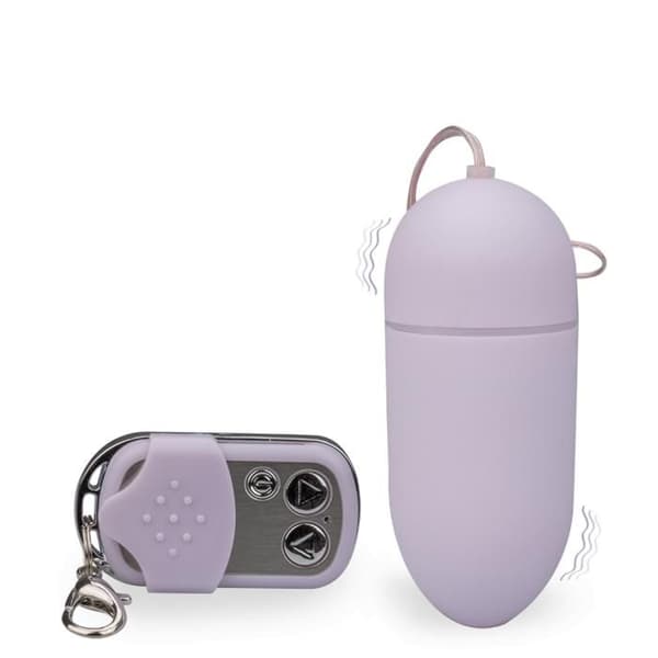 XL fjärrstyrt vibrerande ägg - EggXiting Lilac Collection