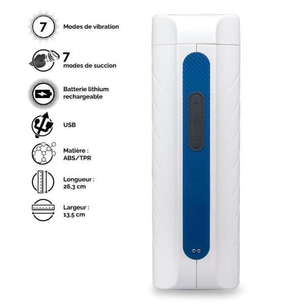 Rola automatisk masturbator - LOVE AND VIBES Collection White