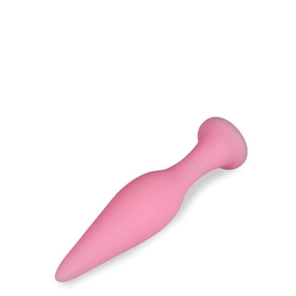 Olive sugkopp anal plugg - Pink Plug and Play Collection
