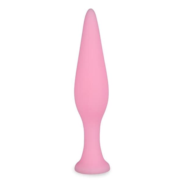 Olive sugkopp anal plugg - Pink Plug and Play Collection