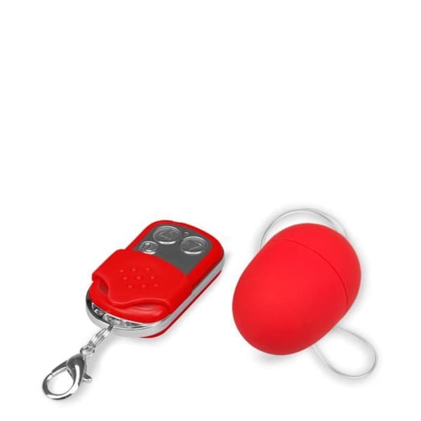 Litet fjärrstyrt vibrerande ägg - EggXiting Red Collection