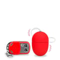 Miniatyrbild 2 av 4: Litet fjärrstyrt vibrerande ägg - EggXiting Red Collection